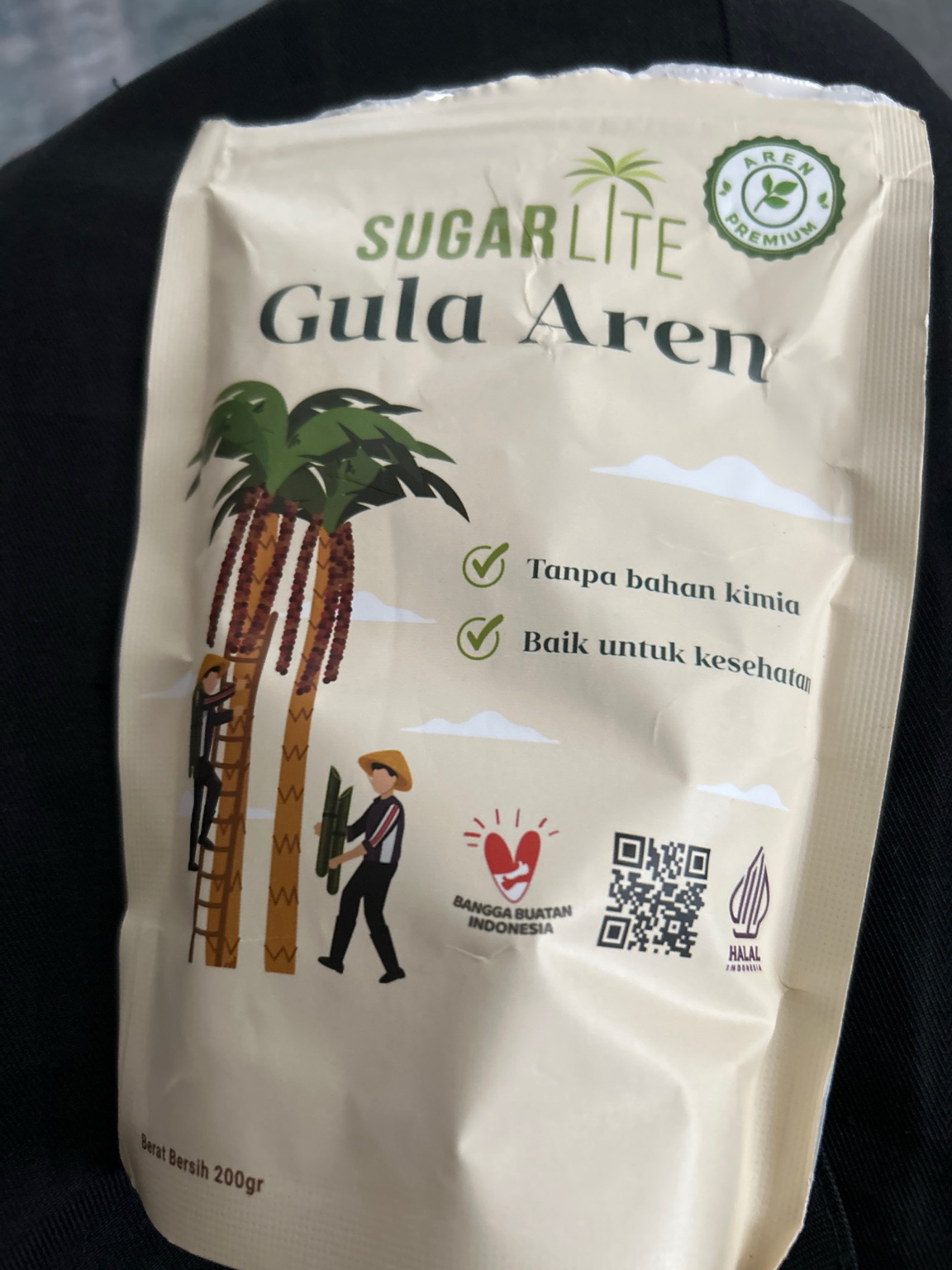 インドネシアの砂糖 Gula Aren(グラ・アレン)の袋